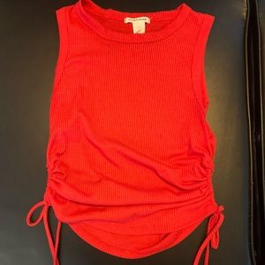 Red Tie Tank Top
